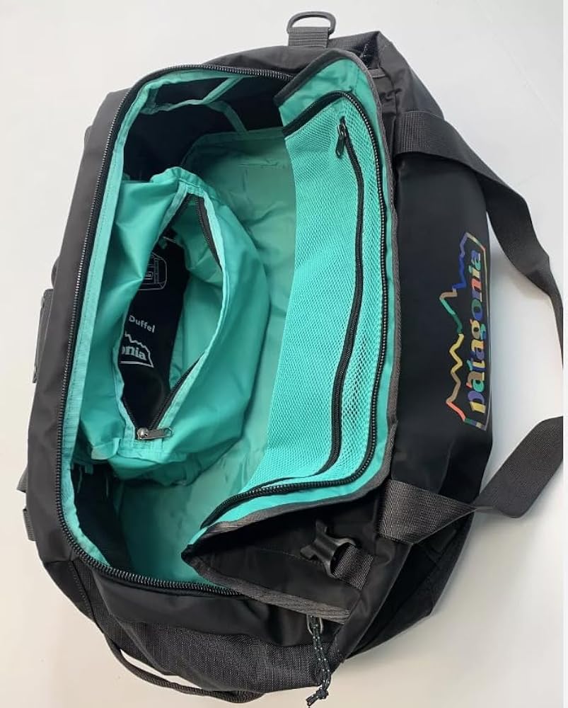 Amazon | ブラックホールダッフル40L。 | patagonia(パタゴニア